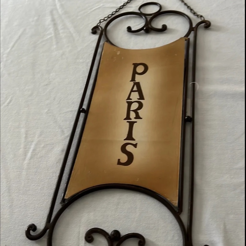 Paris wall hanging.   NWT